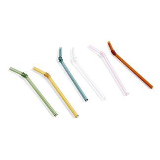Hay Borosilicate Glass Straws - Set of 6-listing
