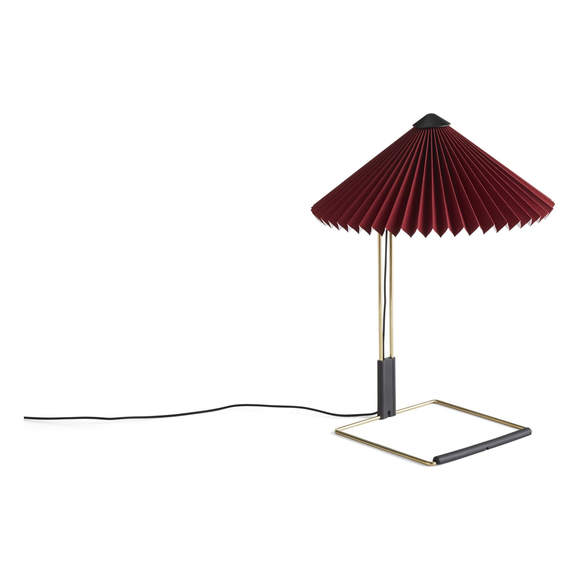 Hay - Lampe de table Matin, Inga Sempé - Rouge foncé