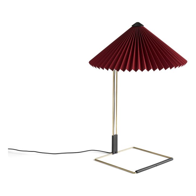 Lampe de table Matin, Inga Sempé | Rouge foncé
