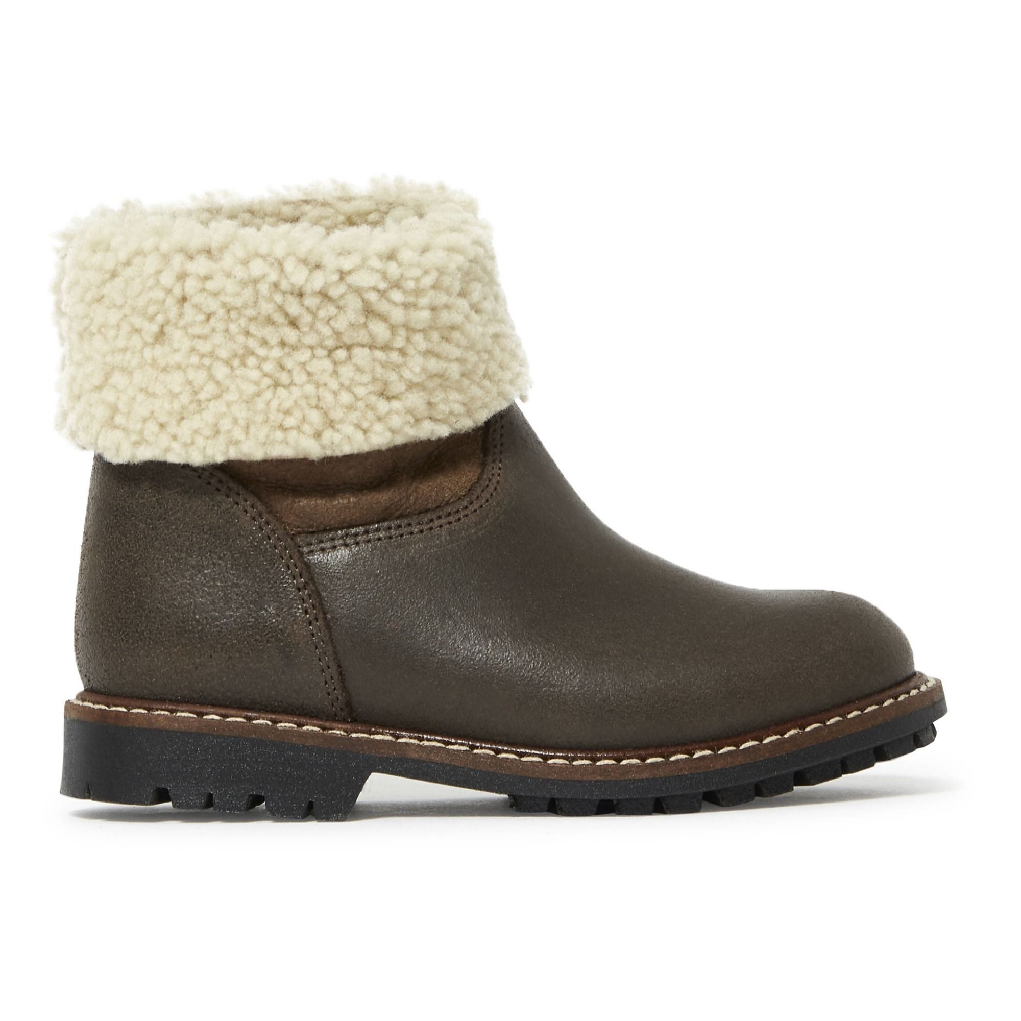 Stivali imbottiti romain Marrone Bonpoint Scarpe Bambino