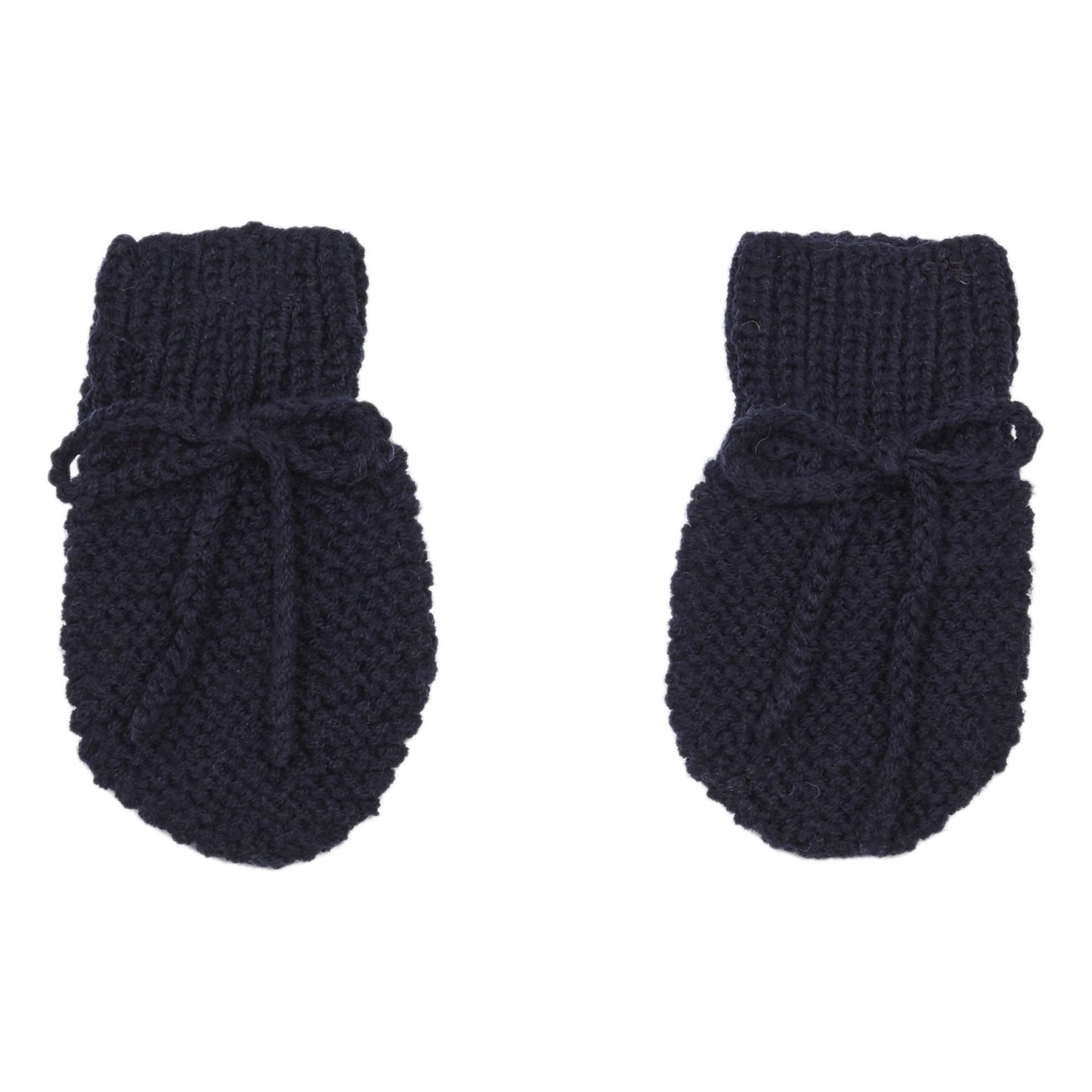 Aymara - Moufles Nœud Kiko - Fille - Bleu marine