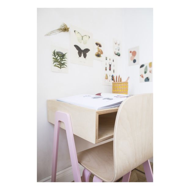 Kids Desk Pink In2Wood Design Children   Kids Desk 