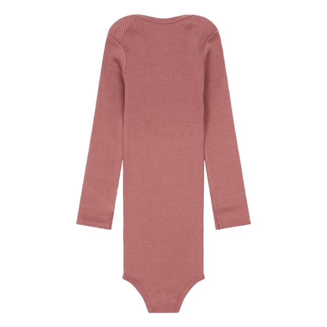 Bono Silk Cotton Bodysuit | Dusty Pink