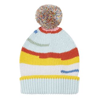 Stella McCartney Kids Cappello a righe in cotone biologico-listing