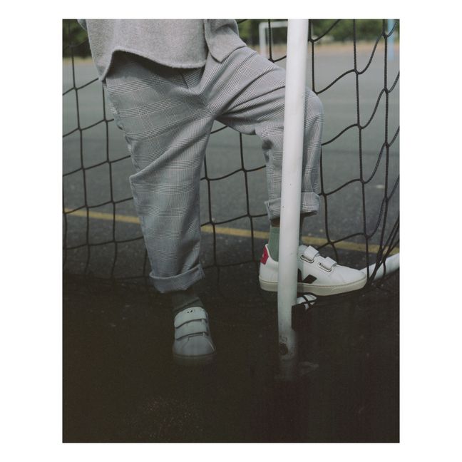 Sneakers Scratch Pelle | Blu marino
