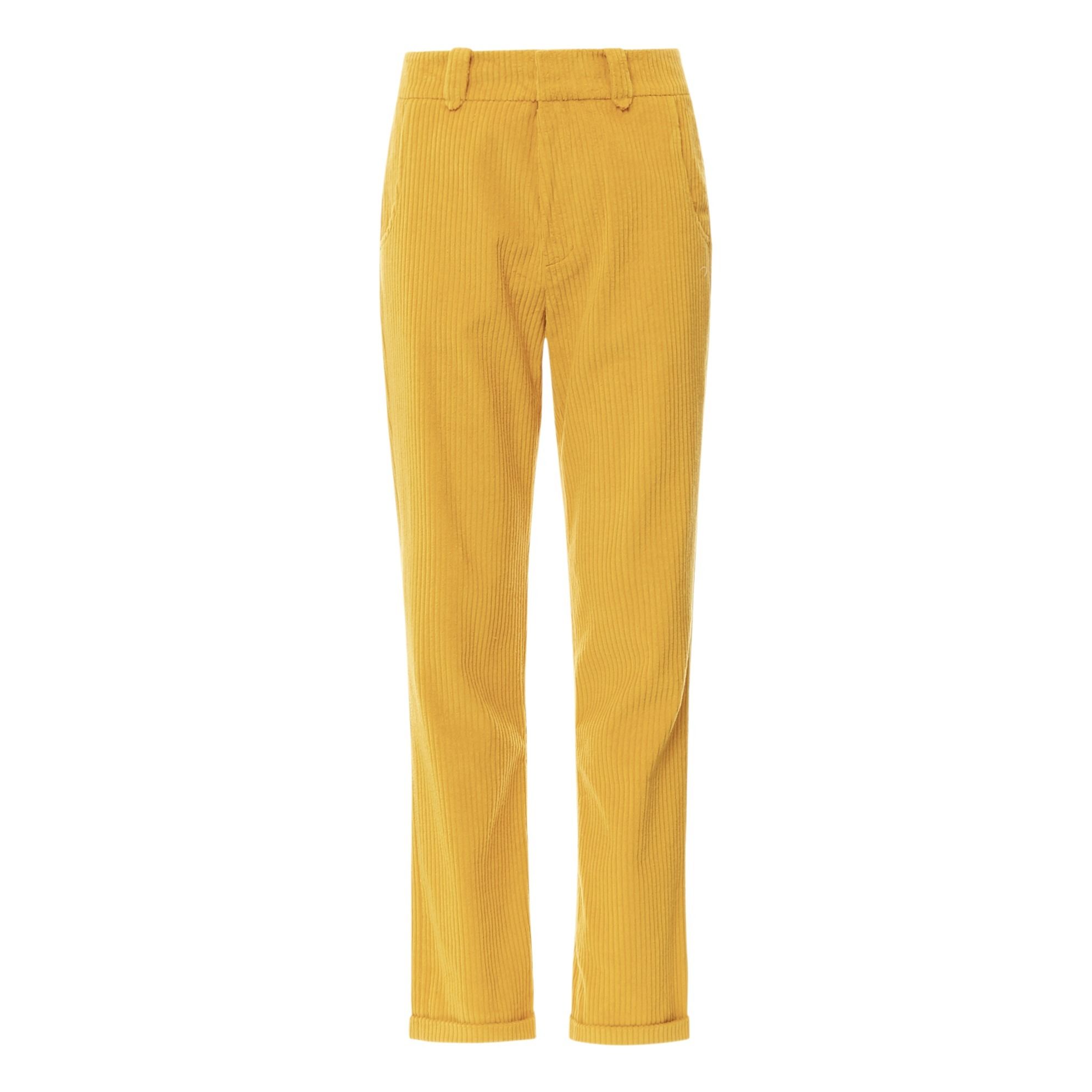 Pantalón de pana amarillo para niña : comprar online - Pantalones, vaqueros  y pantalones de chándal | DPAM