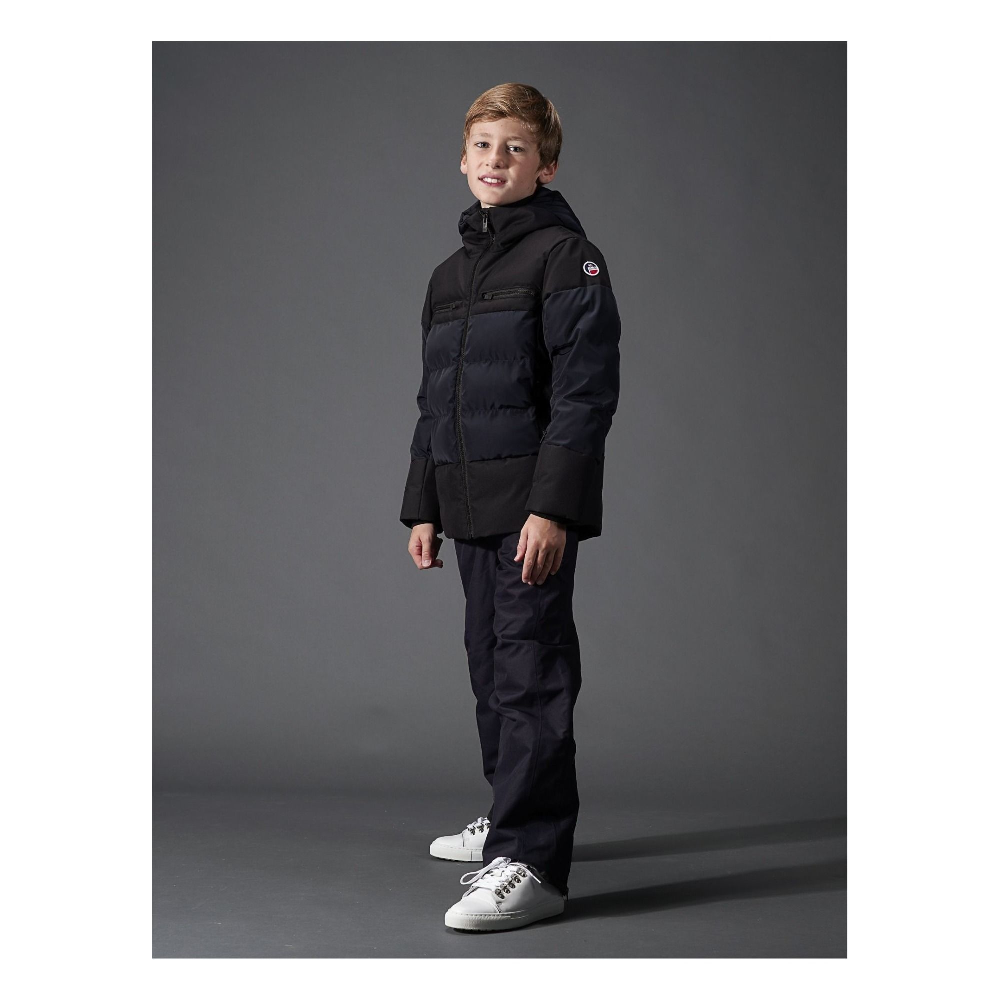 Giacca sci Lauzon Blu notte Fusalp Moda Teenager, Bambino