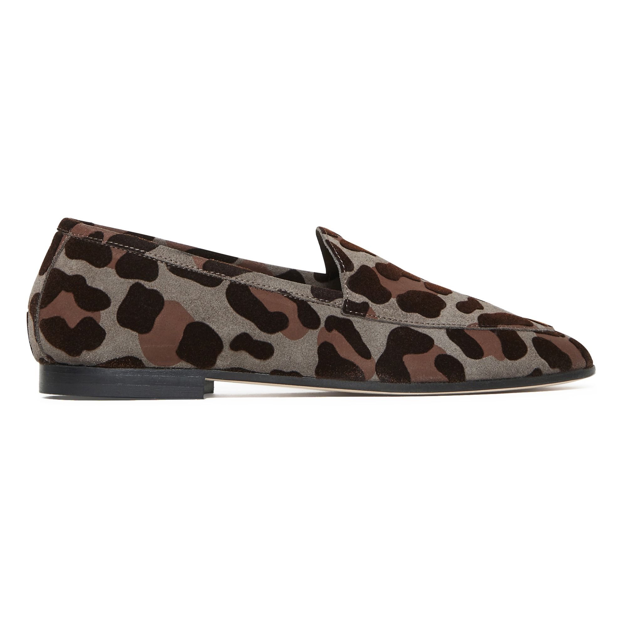 qupid leopard loafers