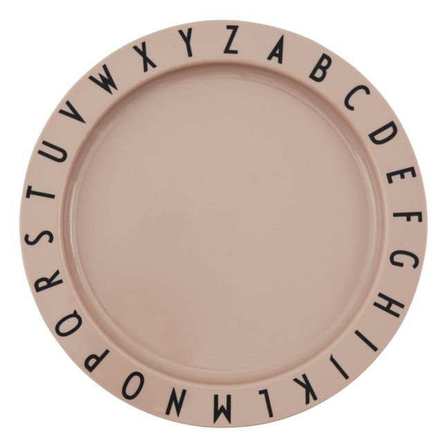 Eat & Learn plate | Pale pink