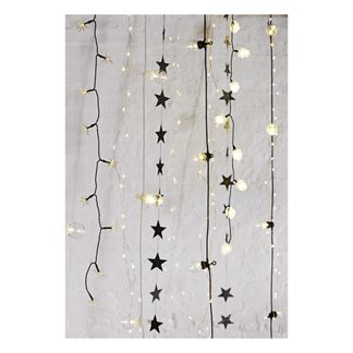 Madam Stoltz Guirlande lumineuse étoiles-listing