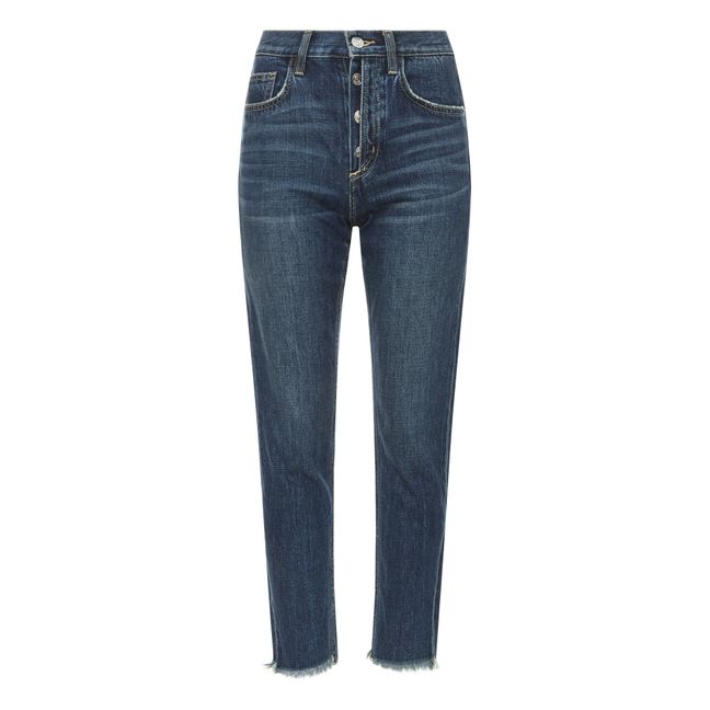 Jean The Exposed Fly Vintage Cropped Slim | Bleu jean