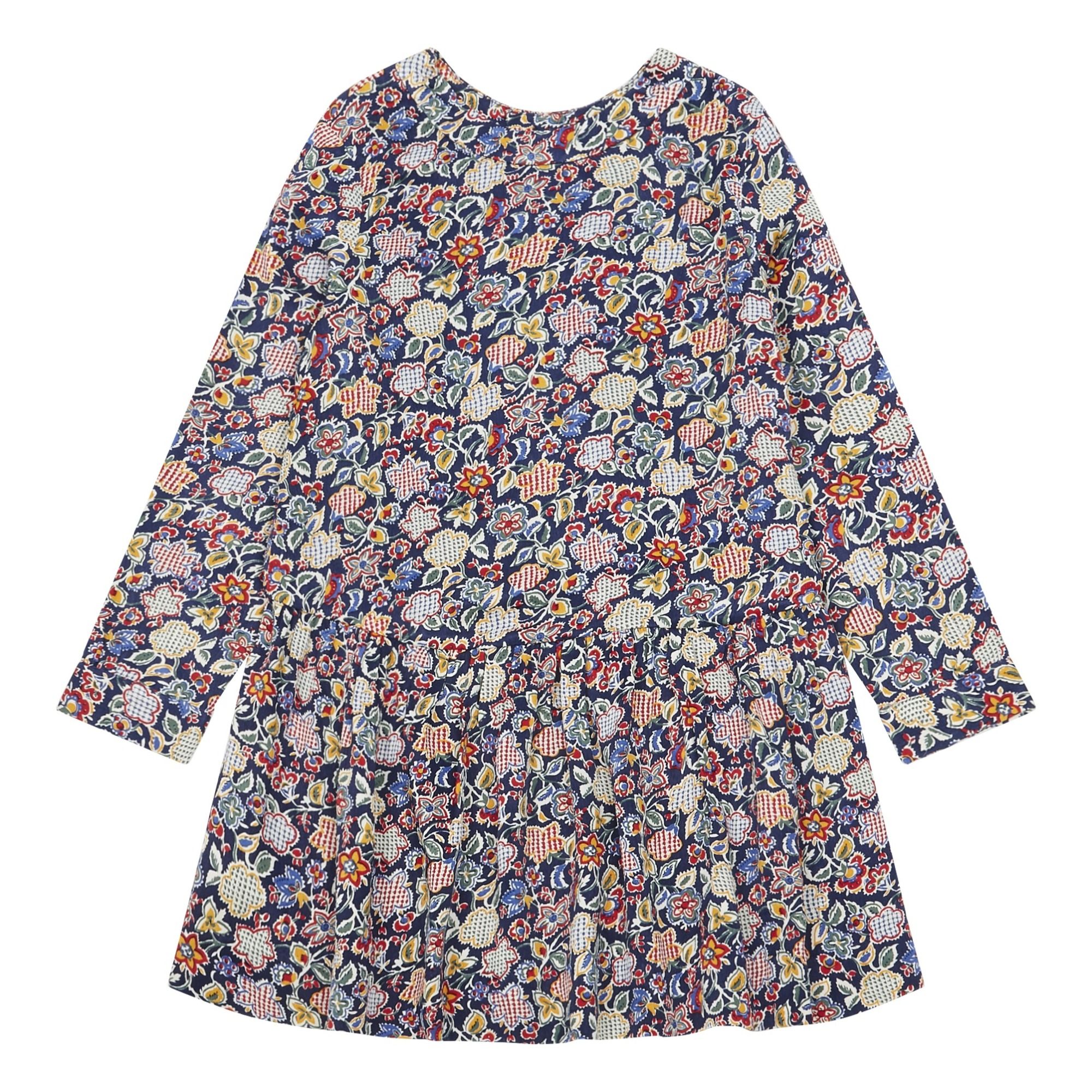 Bonpoint - Robe Melusine - Fille - Bleu marine