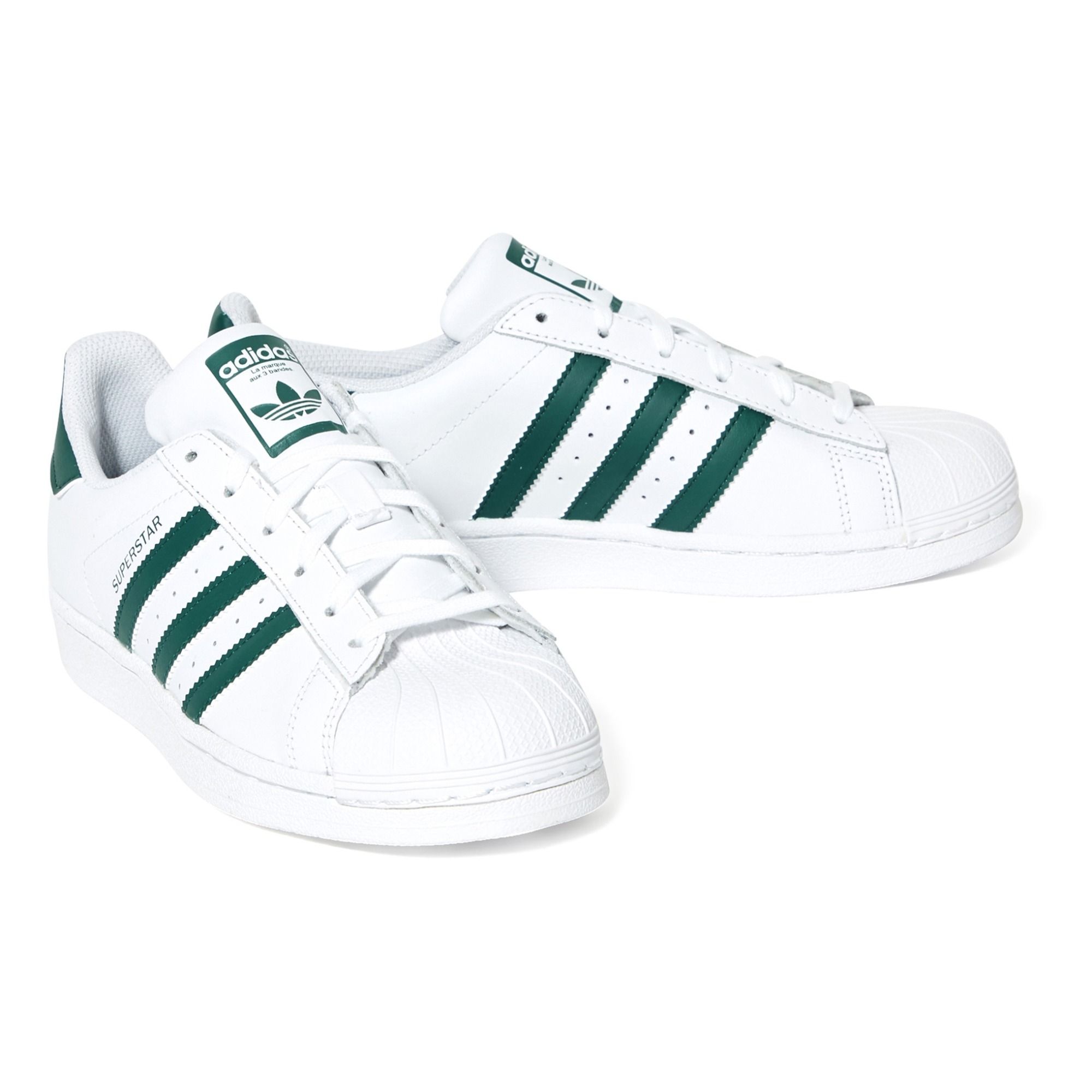 superstar slip on Vert homme