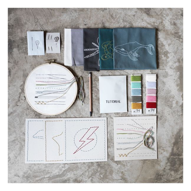 Sea DIY Embroidery Kit