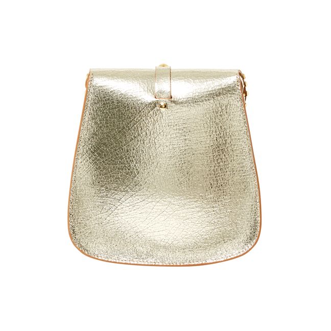 Sab Rock Shiny Bag | Gold
