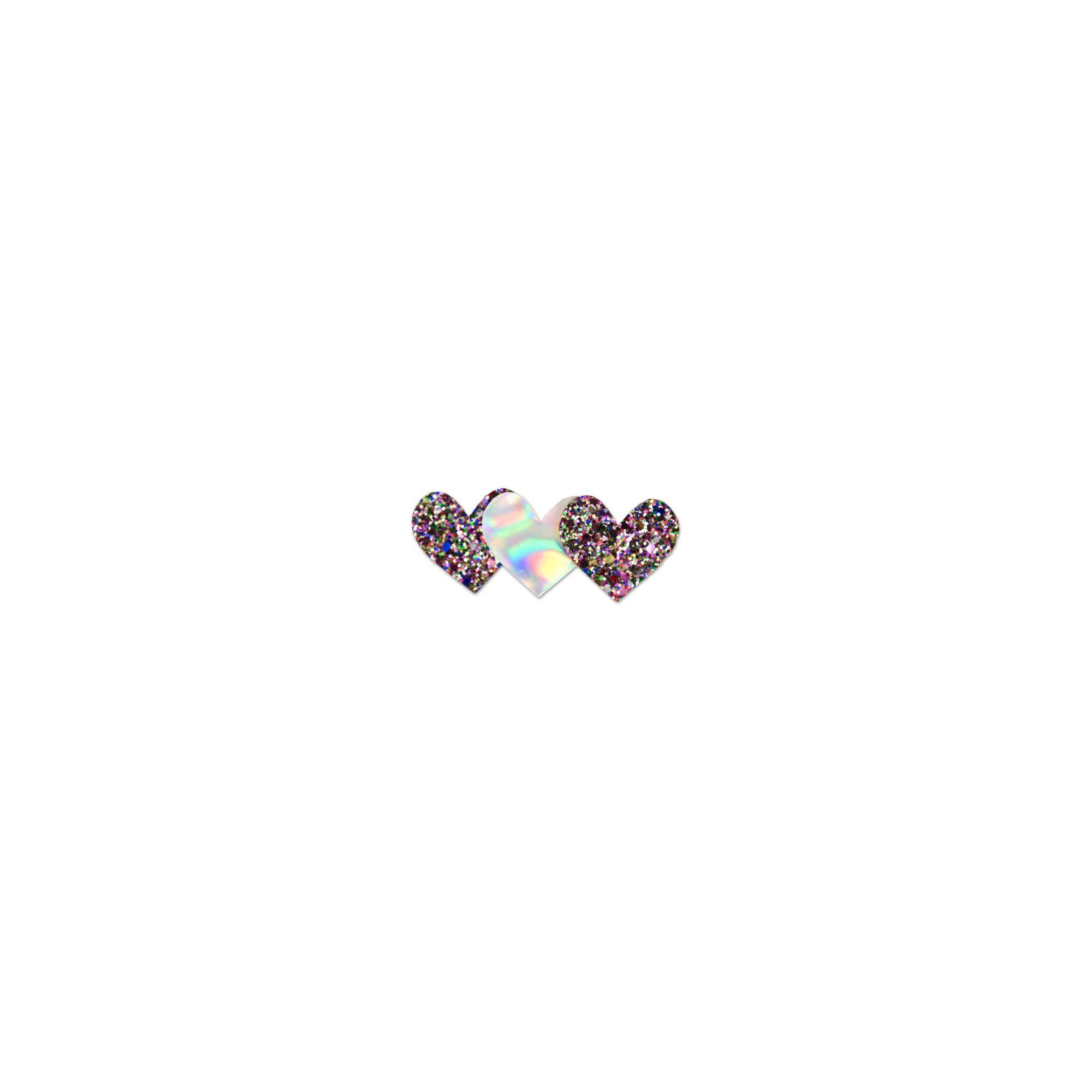 Barrette Pailletées 3 Hearts | Multicolore- Image produit n°0