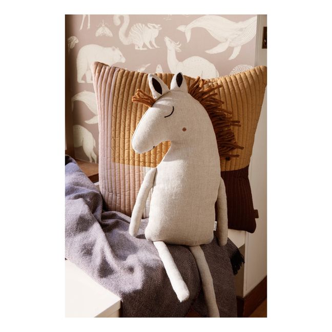 Horse Pillow | Beige