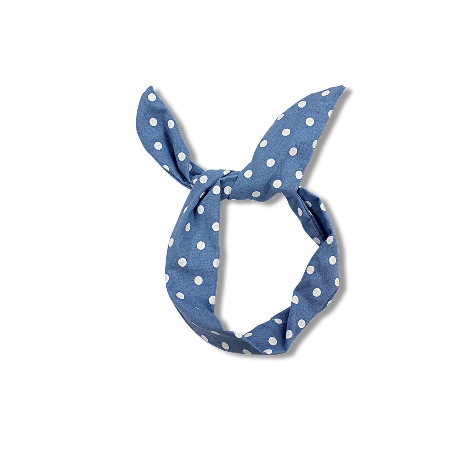 Milk x Soda - Headband Polka - Fille - Bleu
