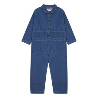 Checked Jumpsuit Navy blue De Cavana Fashion Baby , Children