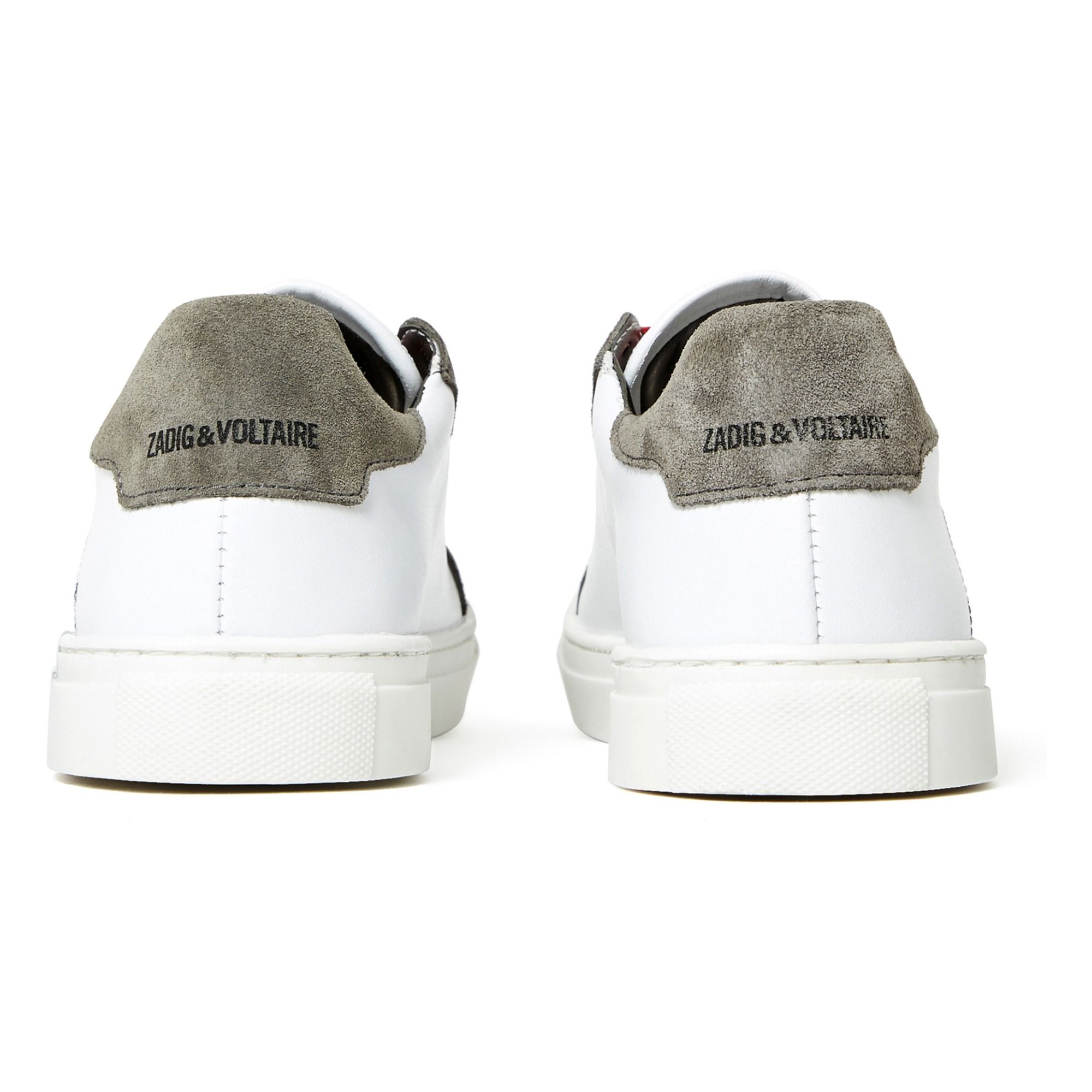 Turnschuhe aus Leder Logo Weiß Zadig \u0026 Voltaire Schuh Teenager, Kind