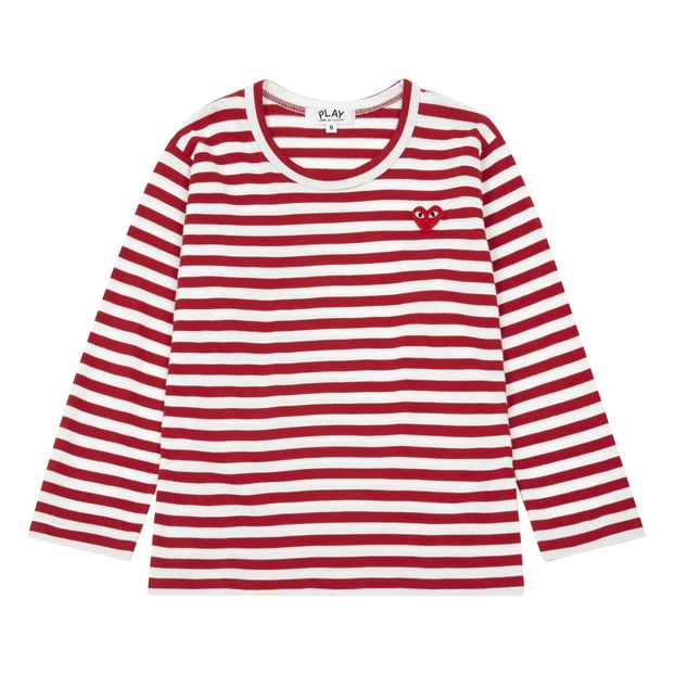 Play Kids Striped Breton T-Shirt Red 