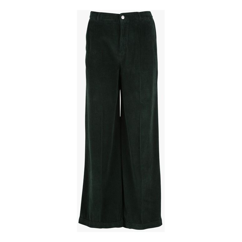Chloé Stora - Pantalon Velours Palace - Femme - Vert sapin