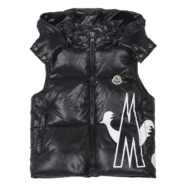 Gesse Puffer Vest Black Moncler Fashion 