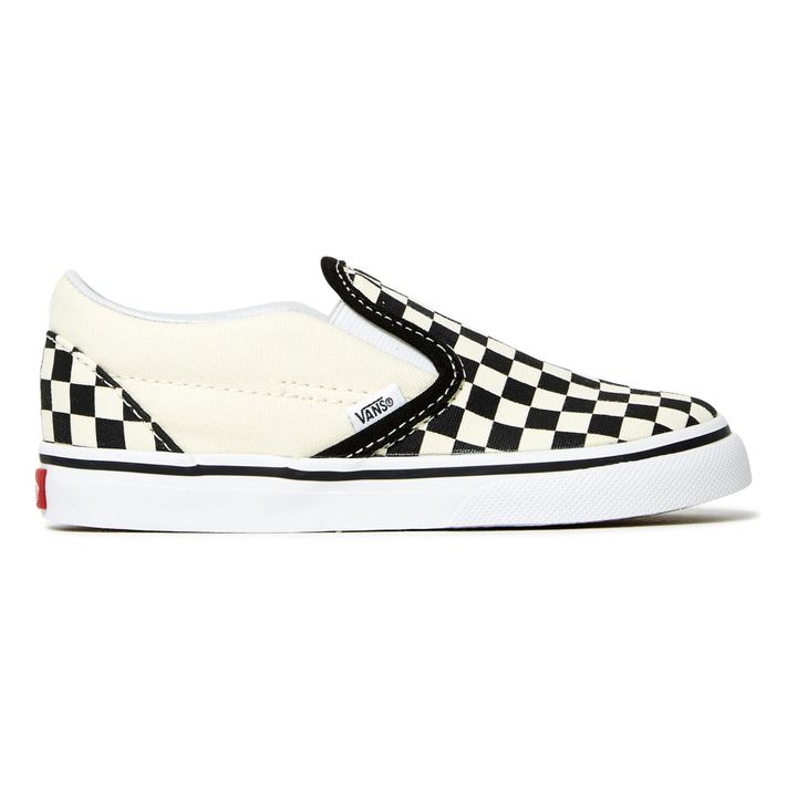 Checkerboard Classic Slip-On Shoes | White- Product image n°0