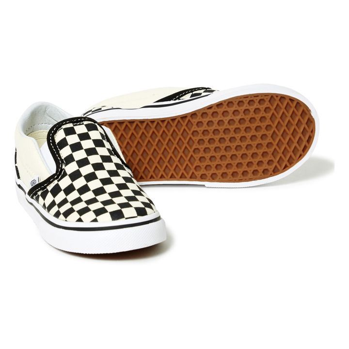 Checkerboard Classic Slip-On Shoes | White- Product image n°2