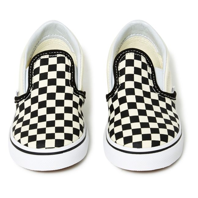 Slip On Classiche Damier | Bianco
