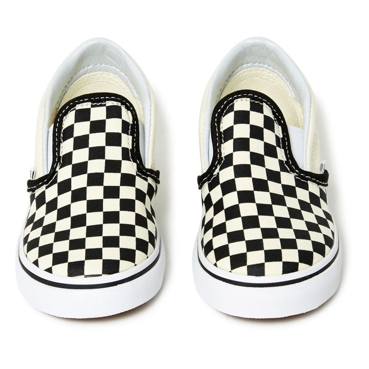 Checkerboard Classic Slip-On Shoes | White- Product image n°3