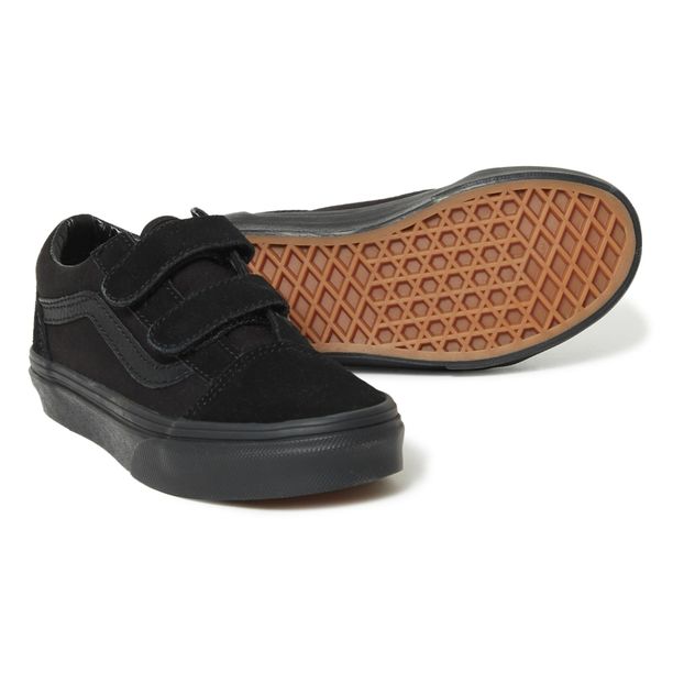 Vans total black on sale platform