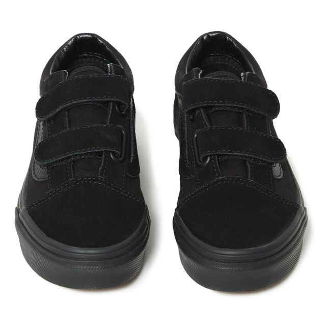 Turnschuhe Scratchs Total Black Old Skool | Schwarz