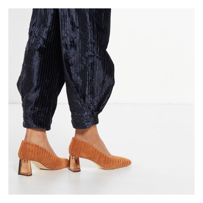 Escarpins Velours Adina | Brun