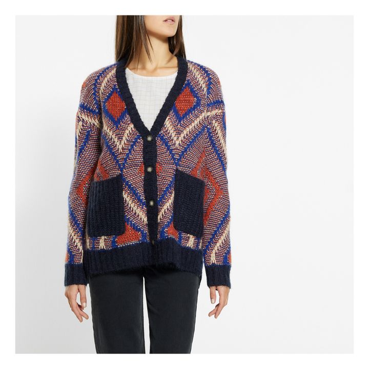 Leon & Harper - Aztec Light Cardigan - Blue | Smallable