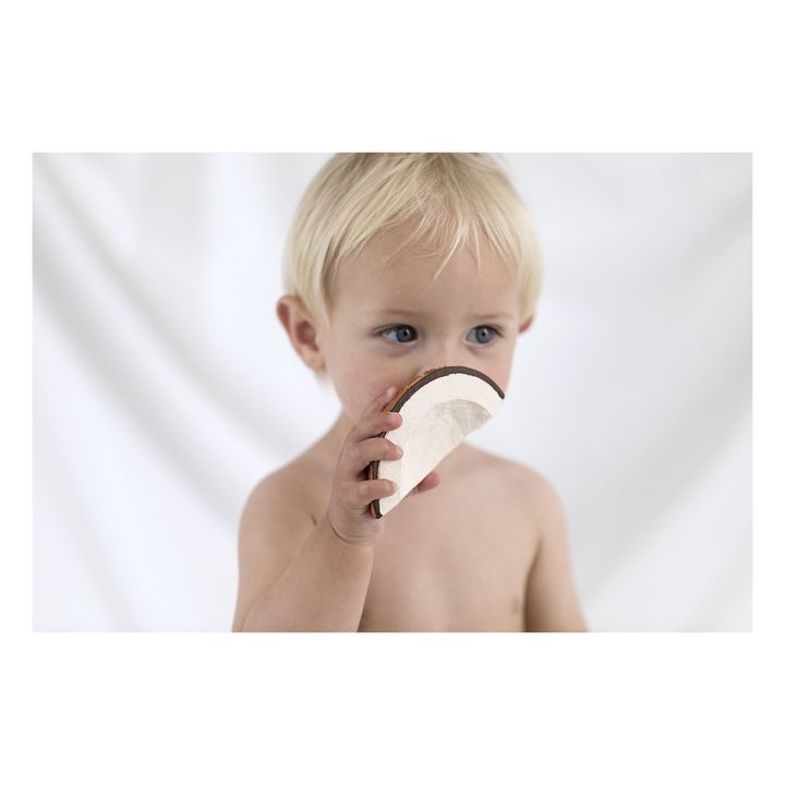 Coco the Coconut Teething Ring | White- Product image n°5