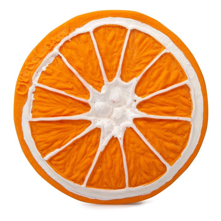 Clementino the Orange Teething Ring | Orange- Product image n°0