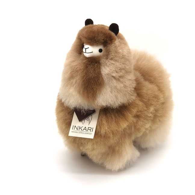 Peluche Lama in alpaca | Sabbia