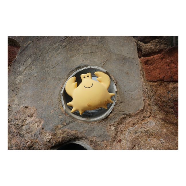 Natural Rubber Crab Bath Toy | Yellow