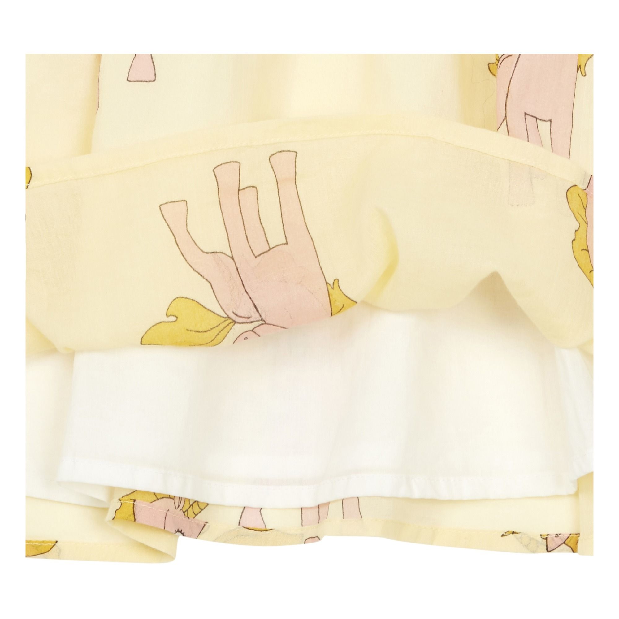 Robe Licorne Coton Bio Jaune Mini Rodini Mode Bébé , Enfant