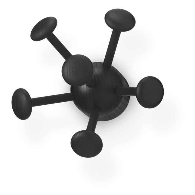 Patère Bug en frêne | Noir