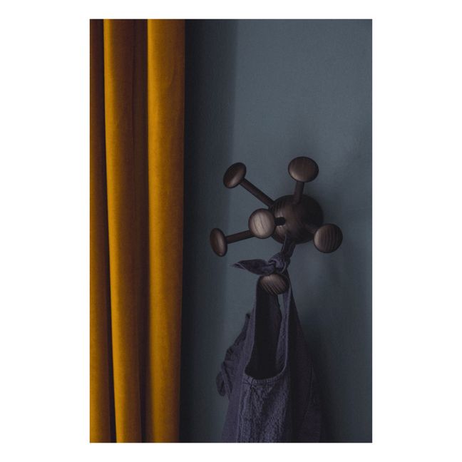 Patère Bug en frêne | Noir