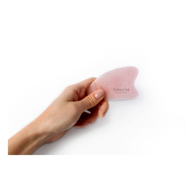 Gua Sha in Quarzo Rosa 