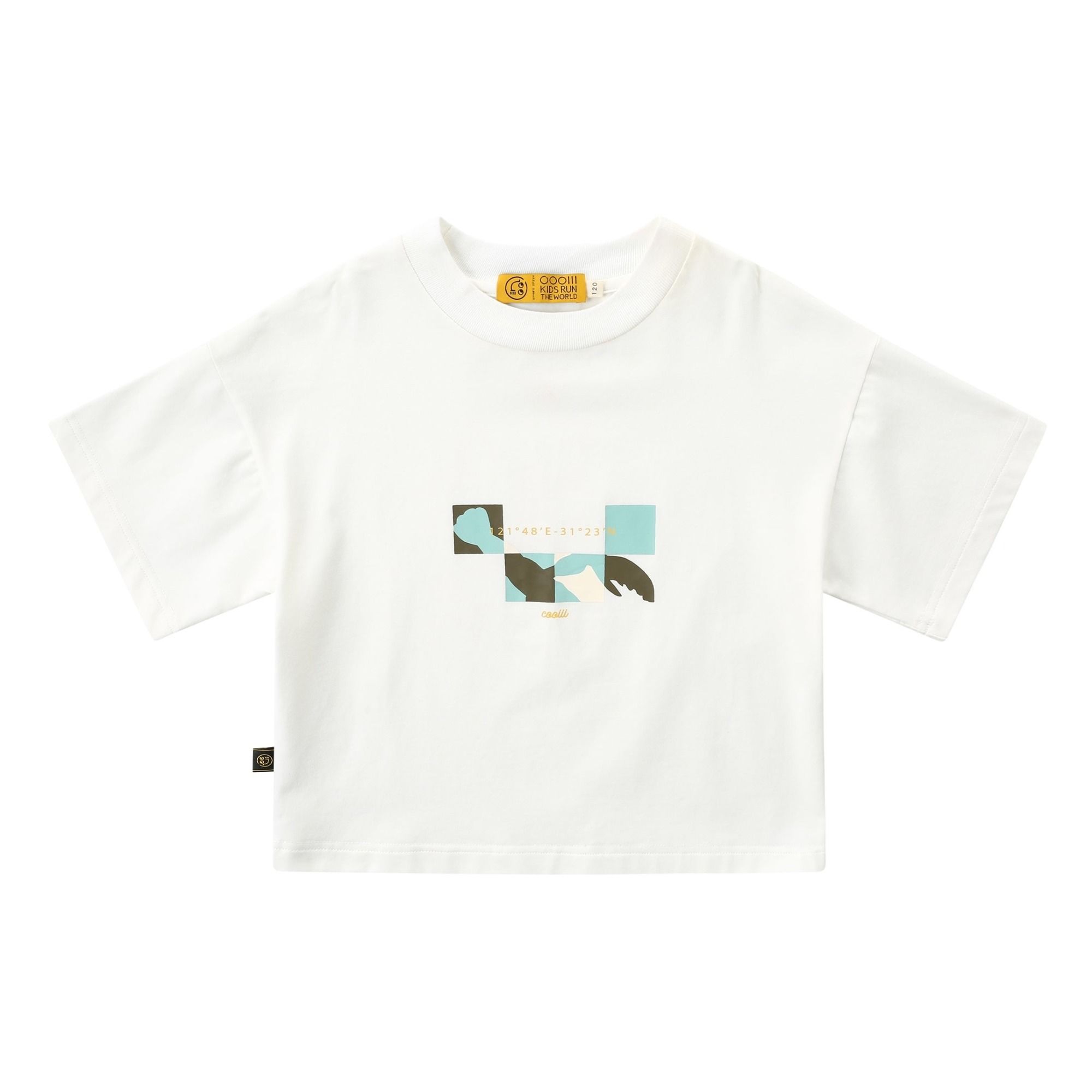 Cooiii - T-shirt Basic Print - Fille - Blanc