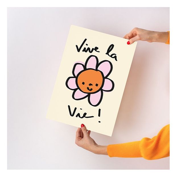 Poster Vive la vie (Mathilde Cabanas) - Couverture