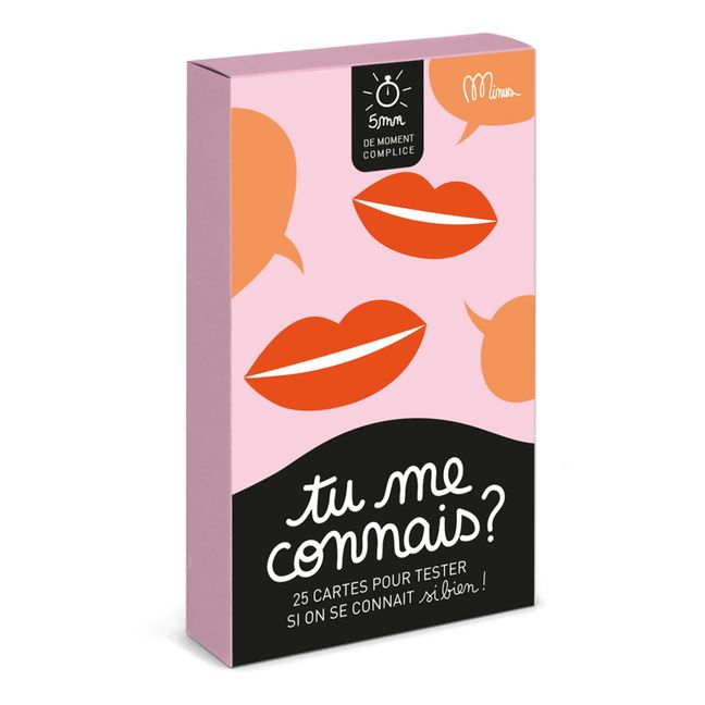 Jeu de cartes - Tu me connais ?