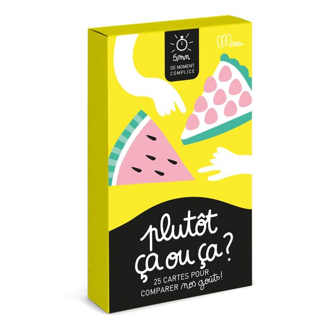 Jeu de cartes - Plutôt ça ou ça ?