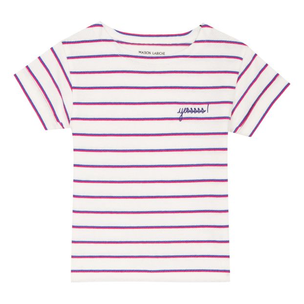 Yes T Shirt Pink Maison Labiche Fashion Children
