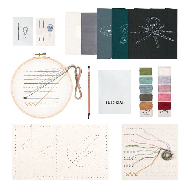 Kit de découverte broderie Sea