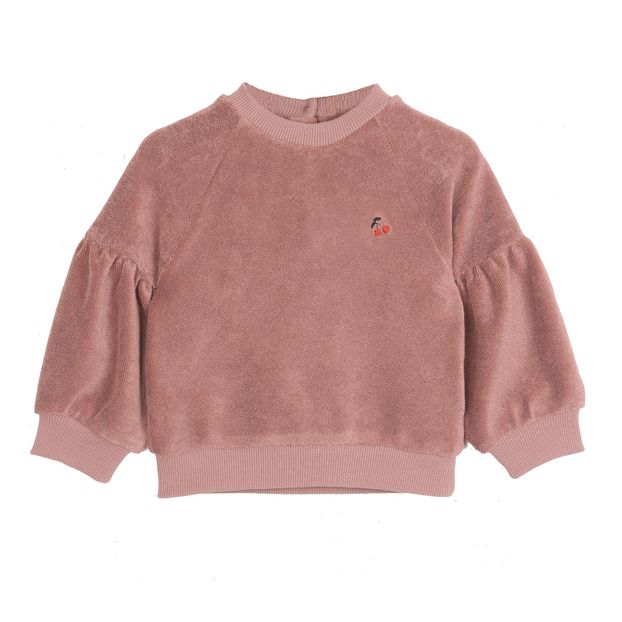 dusty pink sweatshirt